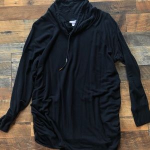 Plus size maternity sweatshirt